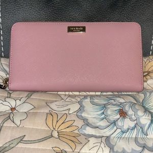 Kate Spade Mauve Zipper Wallet